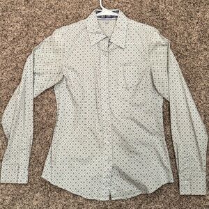 Cinch Women's Geometric Pattern Button Down Shirt